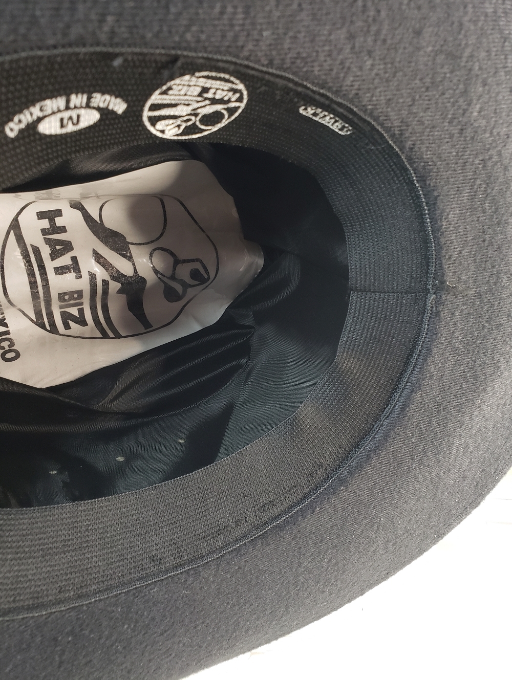 Hat Biz Youth Cowboy Hat (style 19WLK) in Black - Youth size M (6-1/2) - Picture 11 of 14